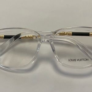 2184 Clear  49 Eye Size Gray Eyeglass Frame with Eyeglass Case
